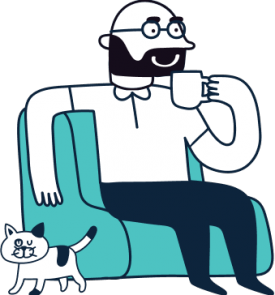 Esperándote mientras tomo mi café y acaricio mi gato Esperándote mientras tomo mi café y acaricio mi gato